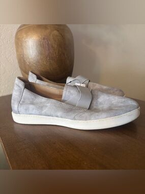 Abella | tie dye grey sky pull on shoes | 9.5